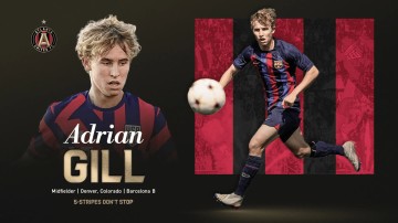 世俱杯-亚特兰大联官方：巴萨20岁中场吉尔加盟球队，签约至2027年